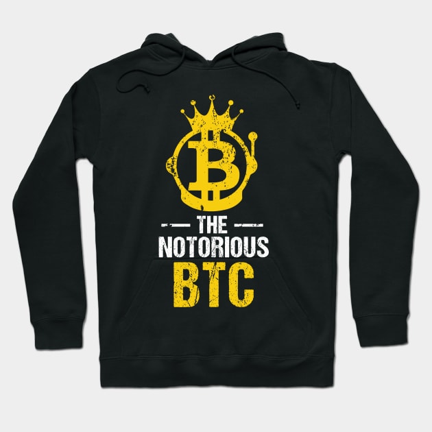 Funny The Notorious BTC Bitcoin Crypto Hoodie by theperfectpresents